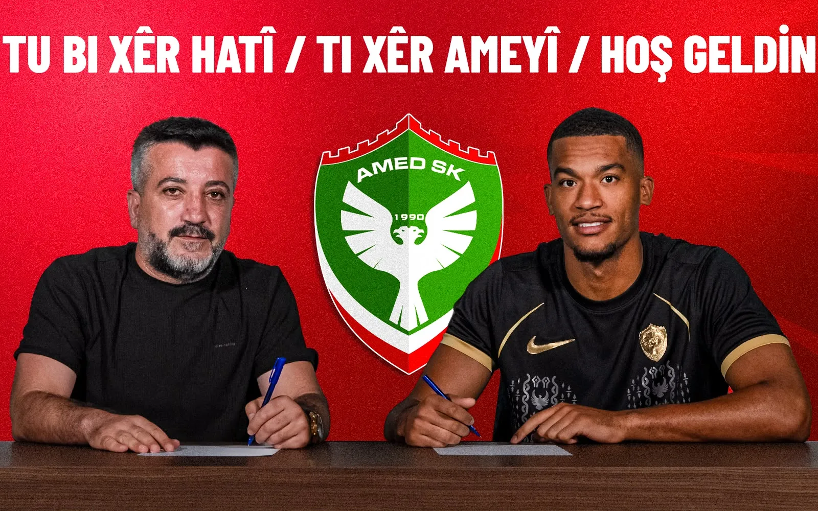Amedspor kalesini Avrupa tecrübesine emanet etti