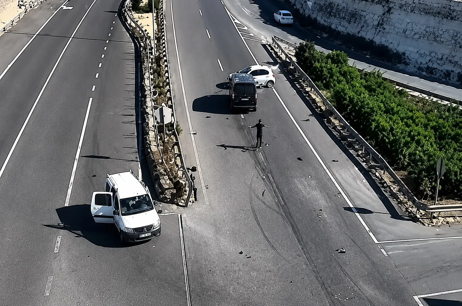 Şanlıurfa yolunda üç kişinin yaşamını yitirdiği o anlar kamerada