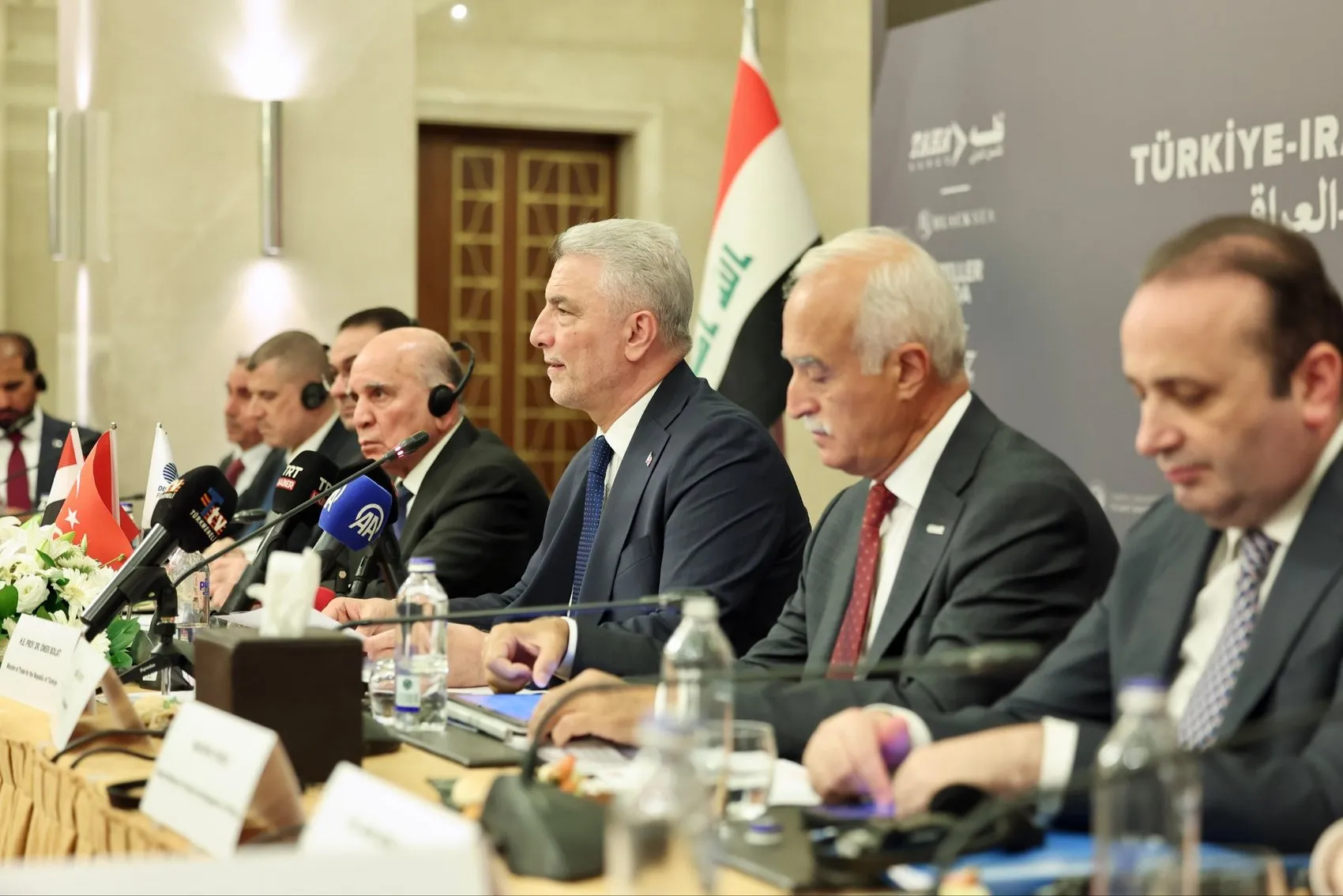 Türkiye ve Irak ticaret hedefi için masaya oturdu
