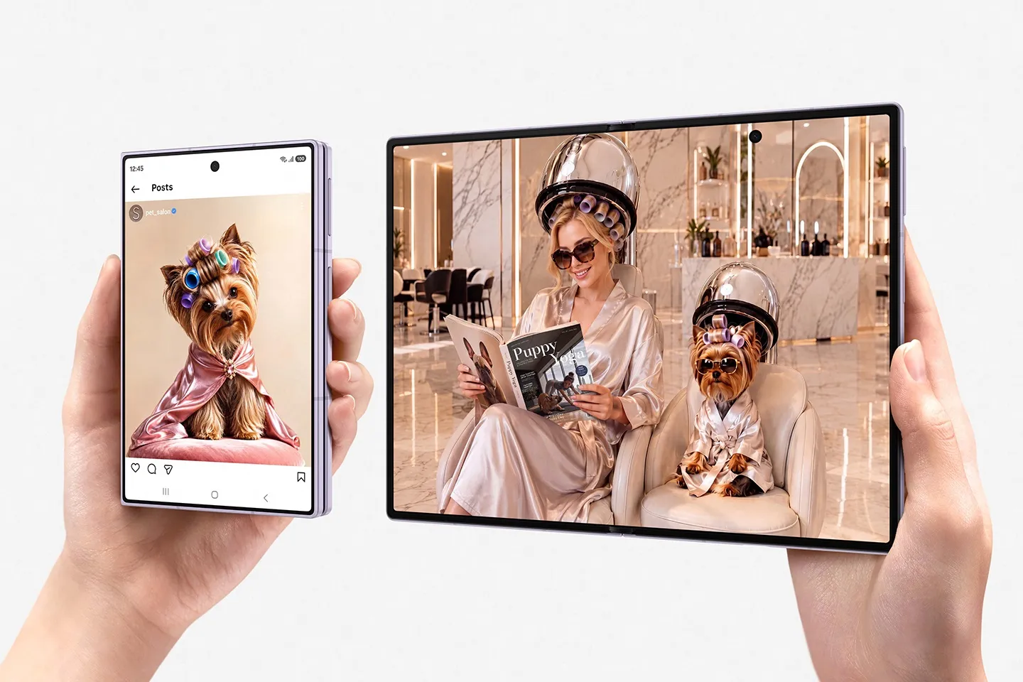 Samsung yeni katlanabilir telefonlarını ve akıllı saatlerini tanıttı
