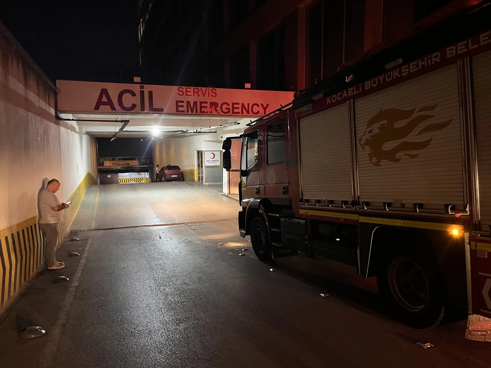 Kocaeli’de hastanede korkutan yangın