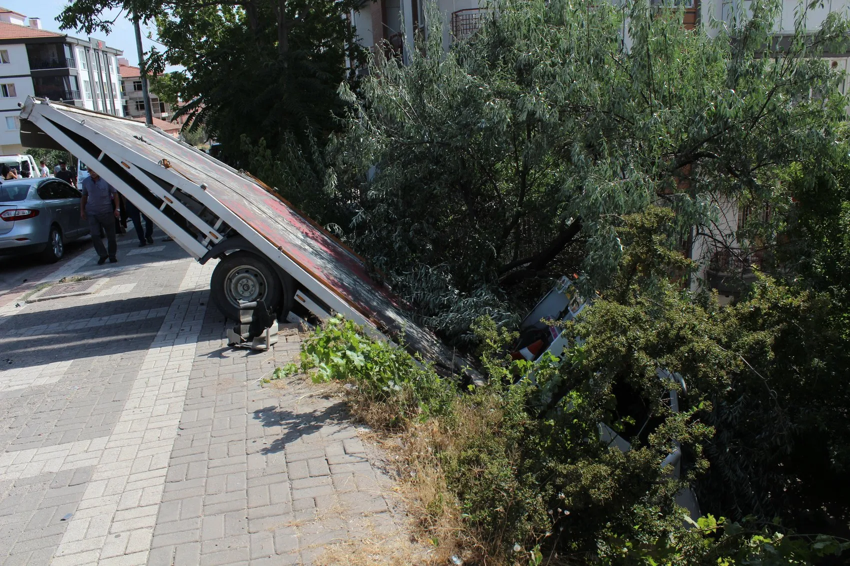 Aksaray'da piknik yolunda kaza 5 kişi yaralandı