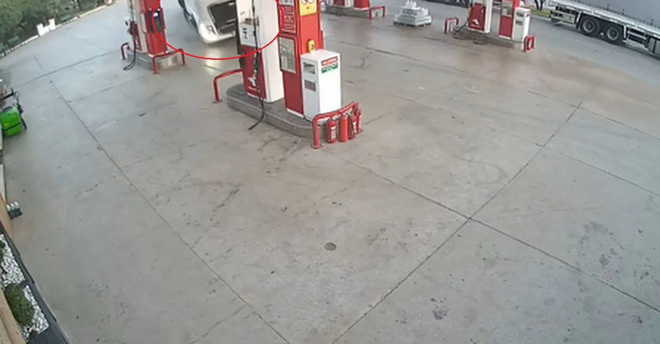 Bursa'da akaryakıt istasyonunda facia Bir kişi hayatını kaybetti