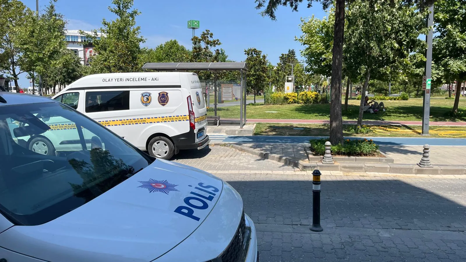 Çatalca'da parkta dehşet anları