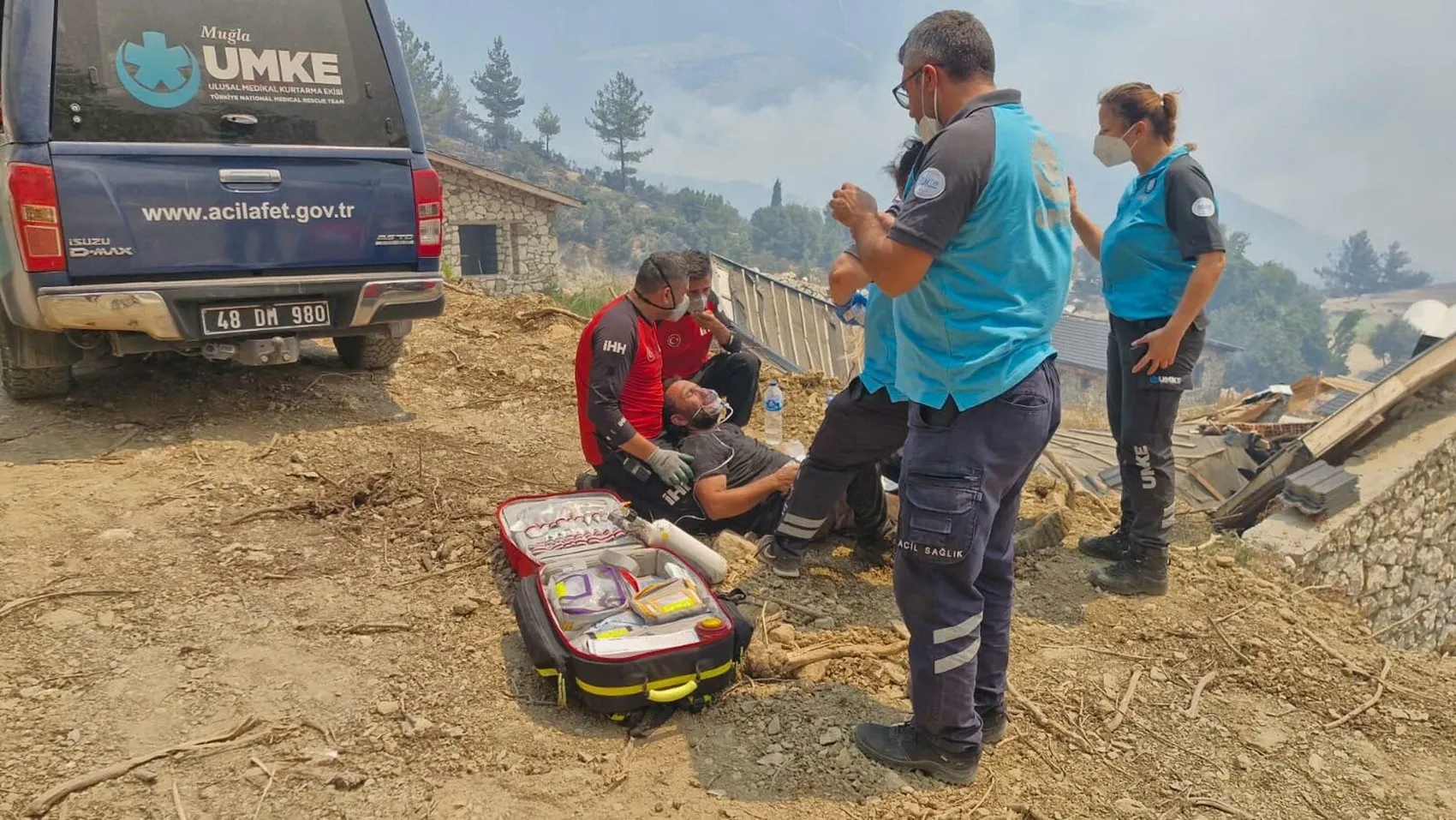 Muğla Seydikemer'de orman yangını paniği