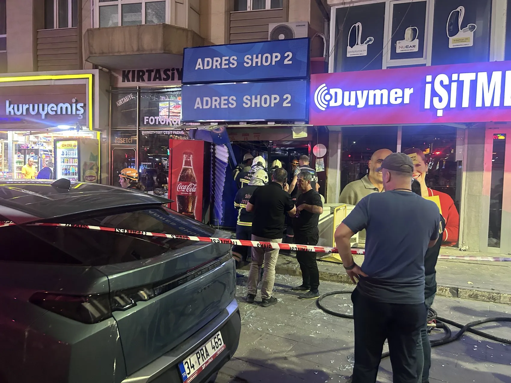 Sivas'ta gece yarısı patlayan klima korkuttu