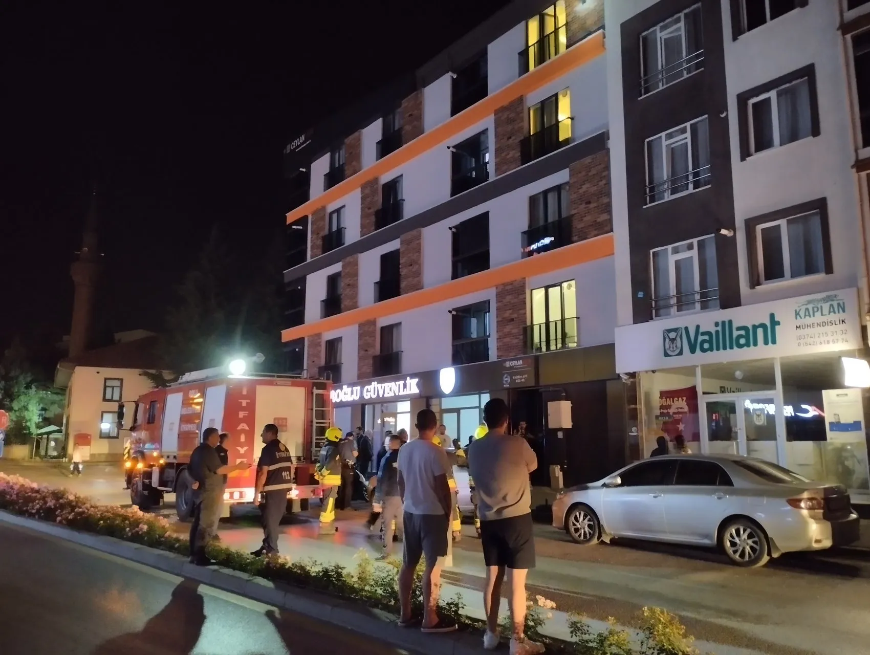 Bolu'da bir lamba patladı herkes sokağa fırladı