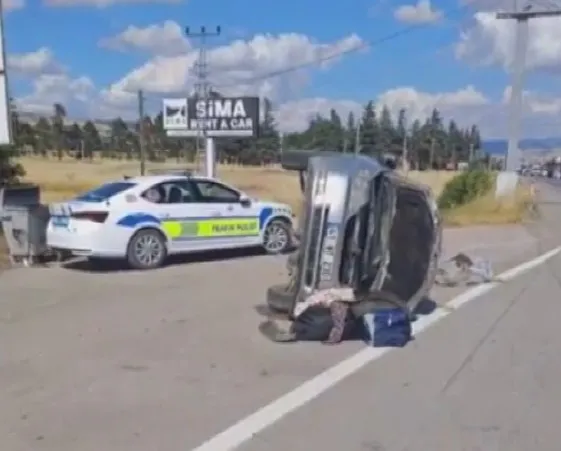 Amasya Merzifon'da trafik kazası 7 yaşındaki çocuk hayatını kaybetti