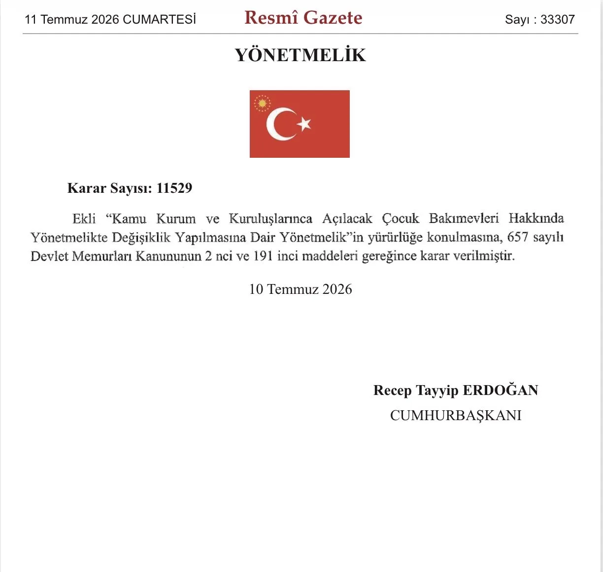 Kamu çalışanlarına kreş müjdesi