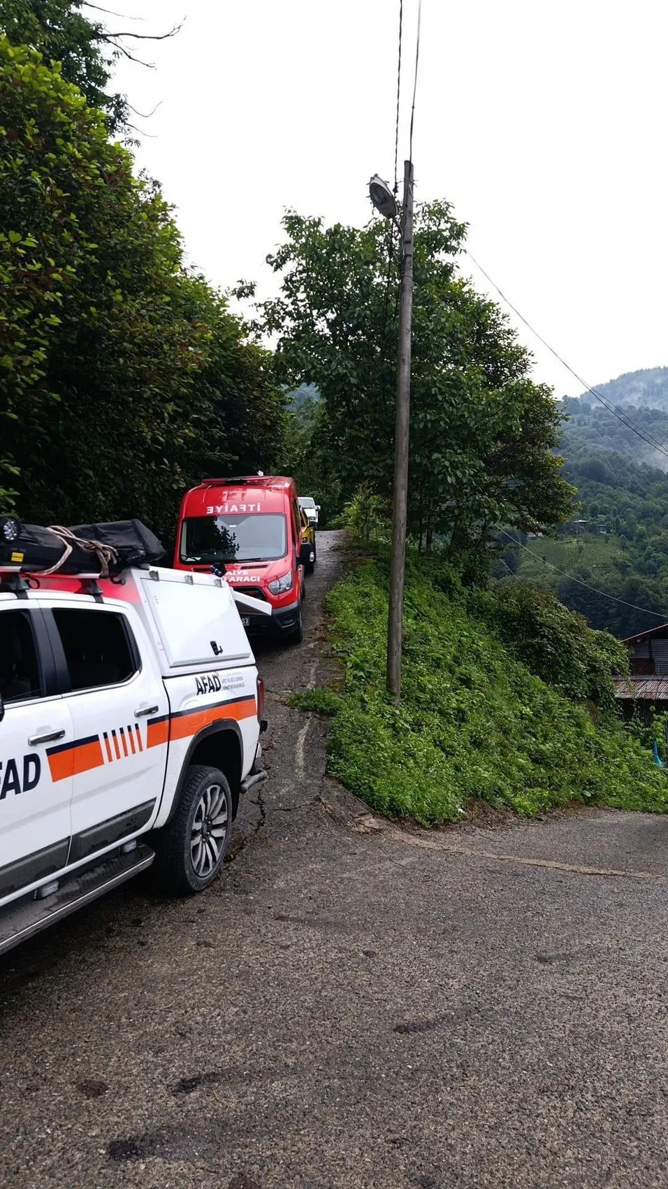 Rize Çayeli’nde kamyonet kazası 1 can kaybı