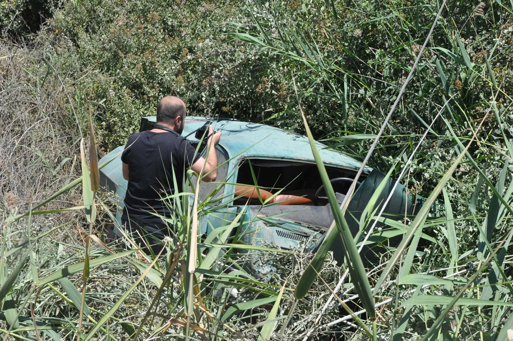 Manisa'da kayıp yaşlı adam kanala uçan aracında ölü bulundu