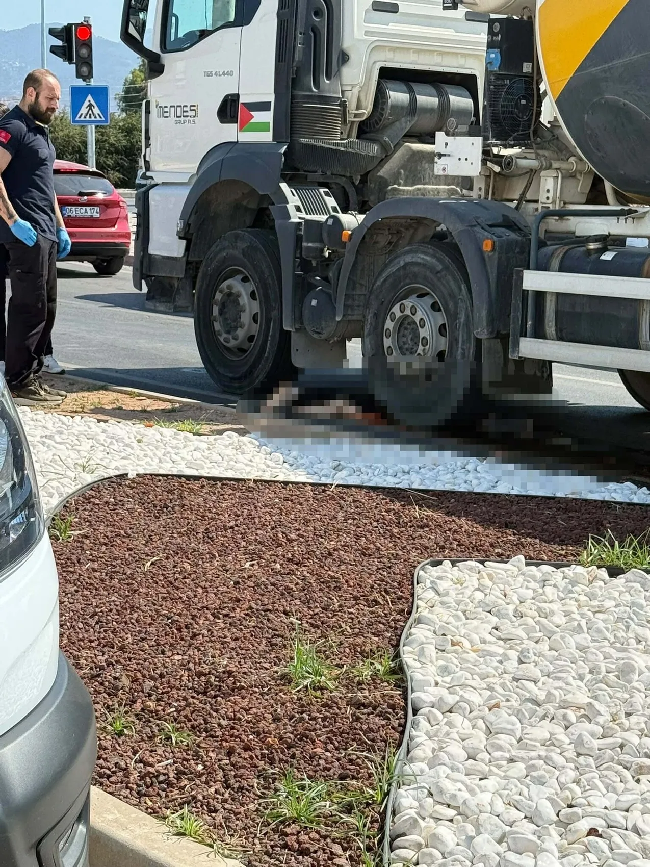 Aydın'da beton mikseri dehşeti
