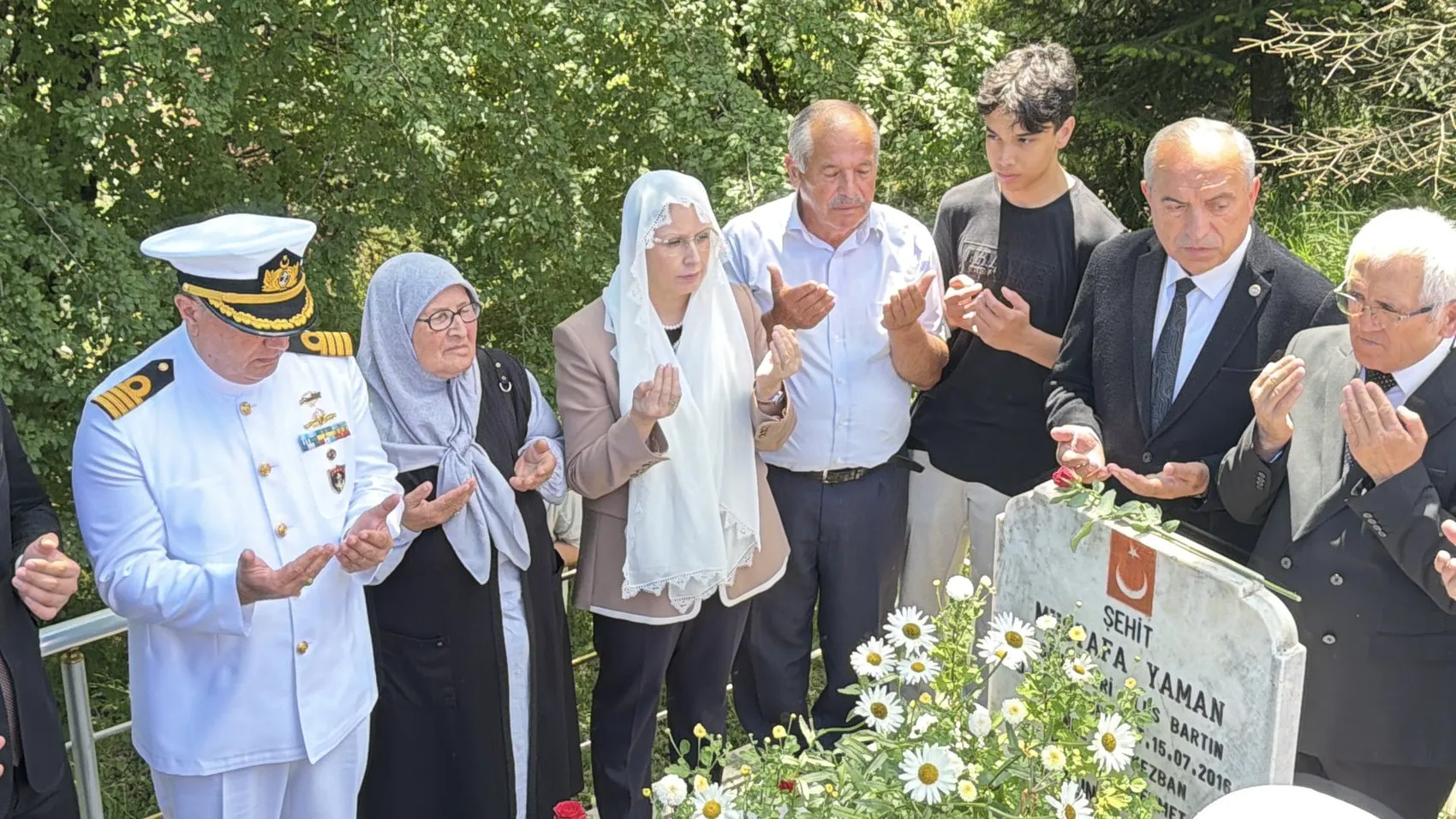 15 Temmuz şehidi Mustafa Yaman memleketi Bartın'da anıldı