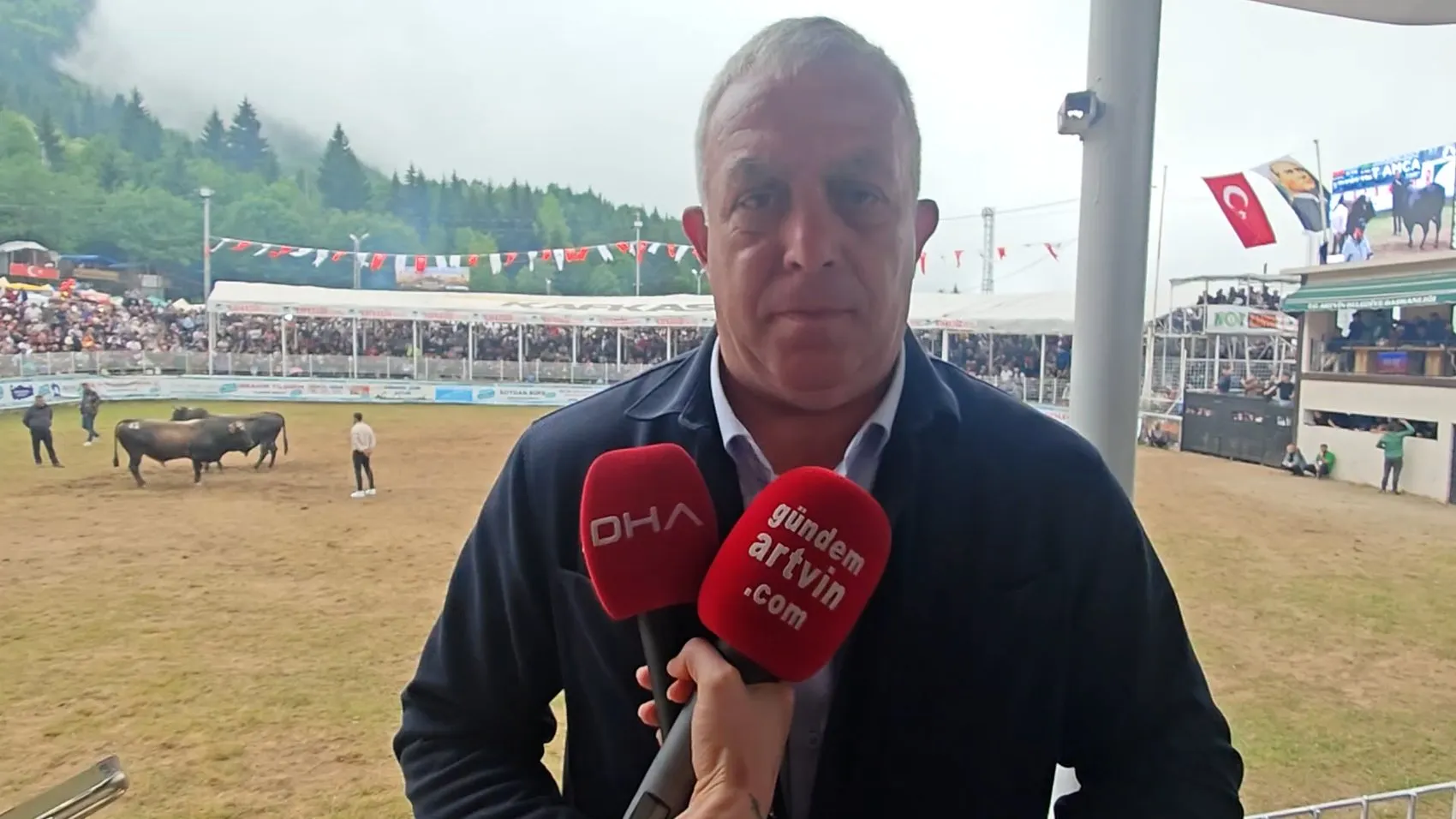 Artvin’de boğa güreşlerinde büyük ödül sahiplerini buldu