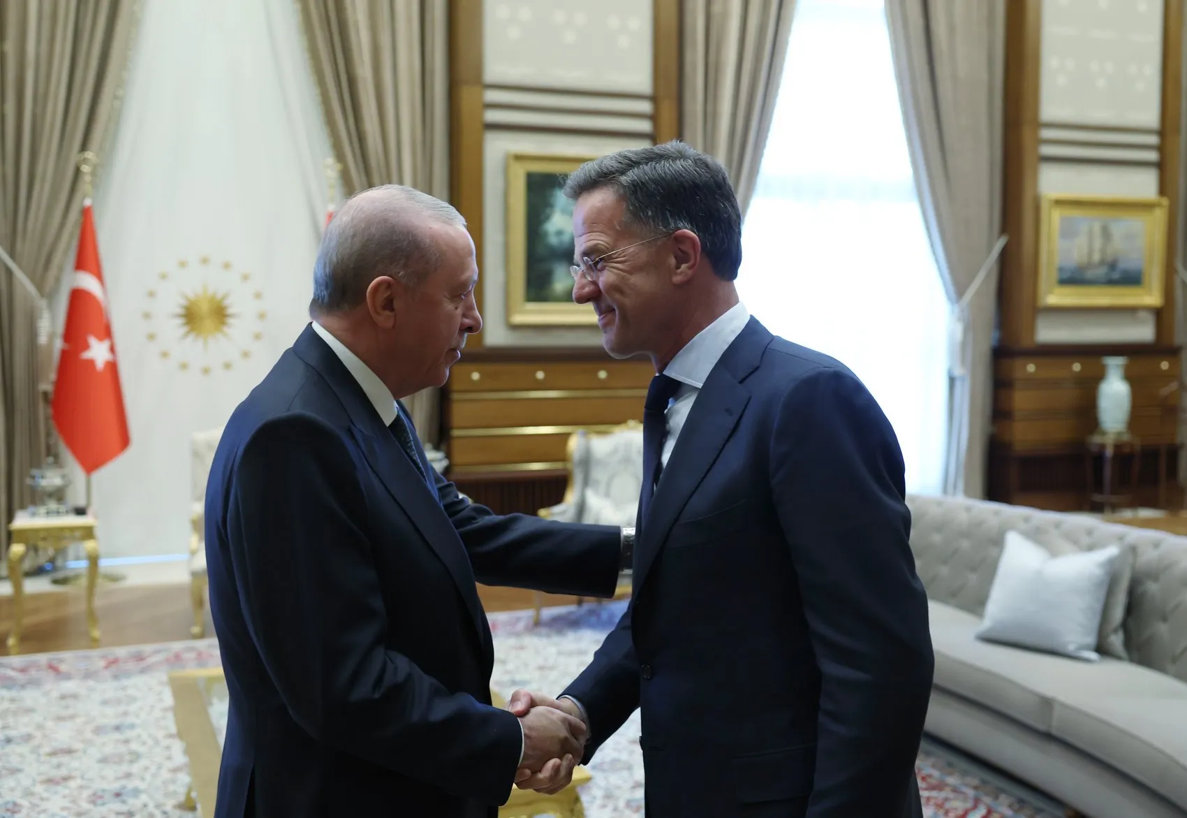 Erdoğan ve Rutte Ankara'da kritik zirve hazırlığı için buluştu