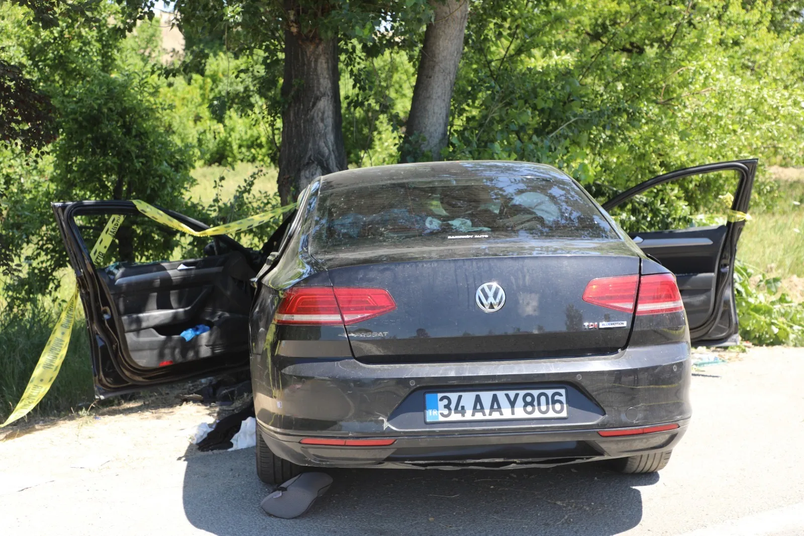 Malatya’da otomobil ağaca çarptı İki kişi hayatını kaybetti