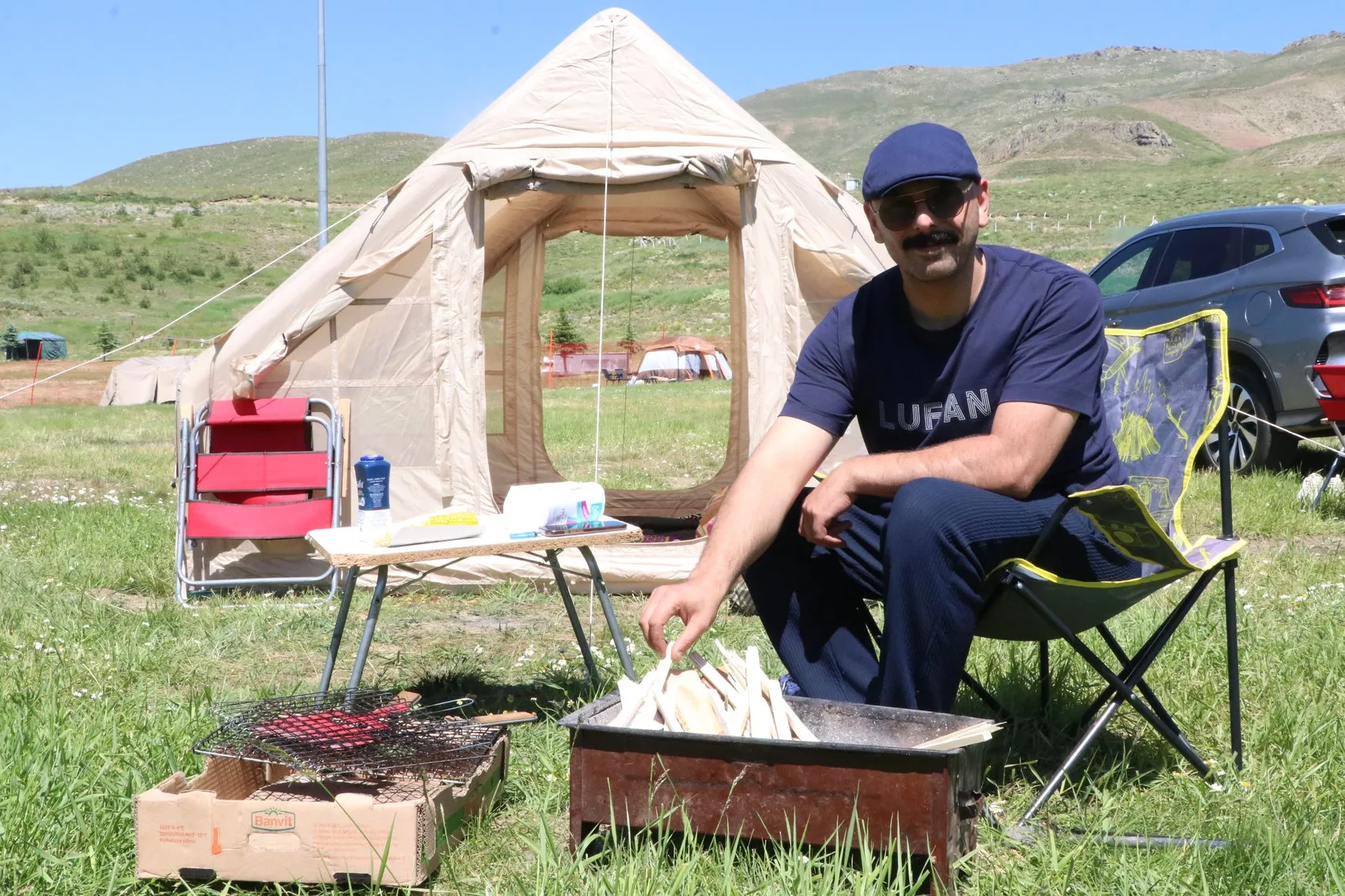 Erciyes Dağı eteklerinde şehir sıcaklığından kaçış rotası