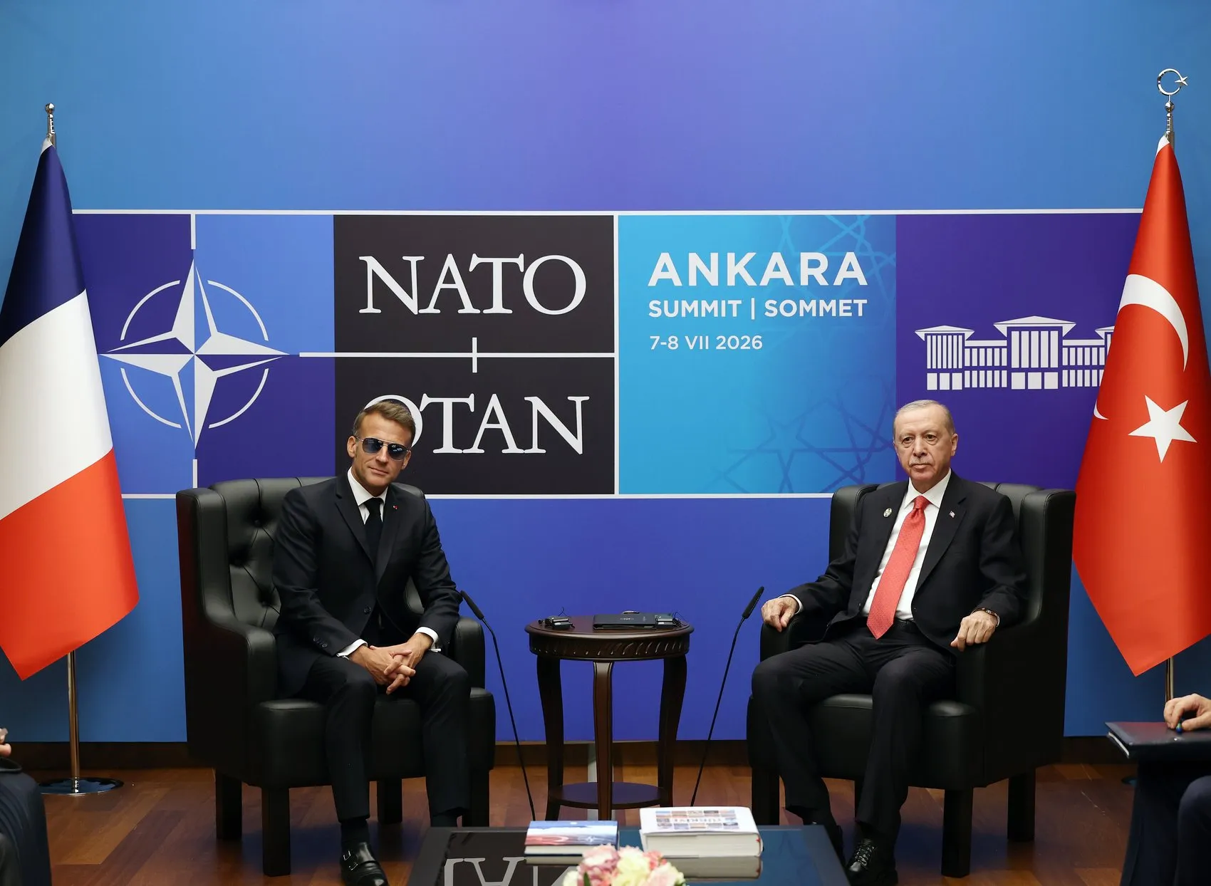 Erdoğan ve Macron Ankara zirvesinde görüştü