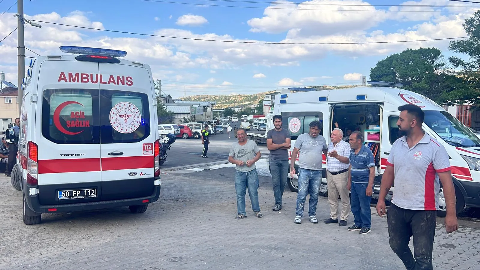 Nevşehir sanayisinde korkutan dükkan yangını