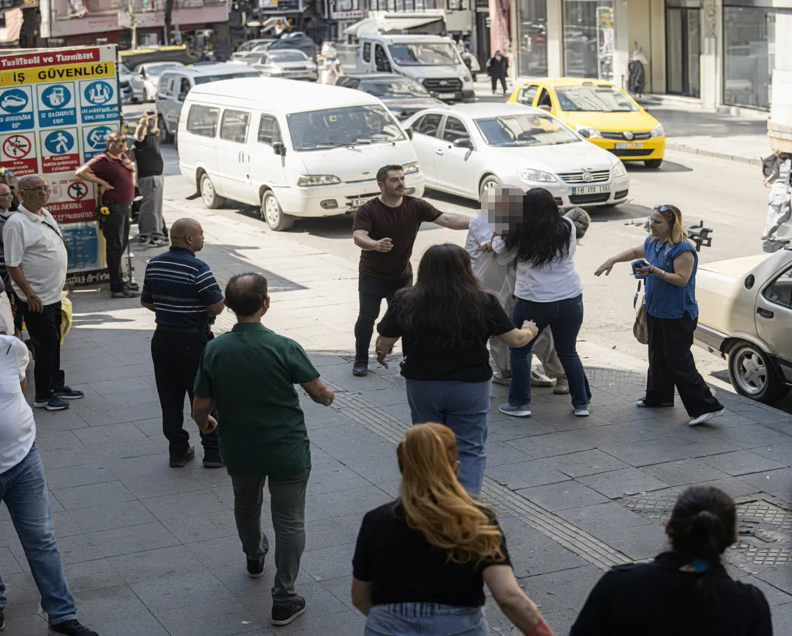 Zonguldak'ta basit bir kaza meydan muharebesine dönüştü