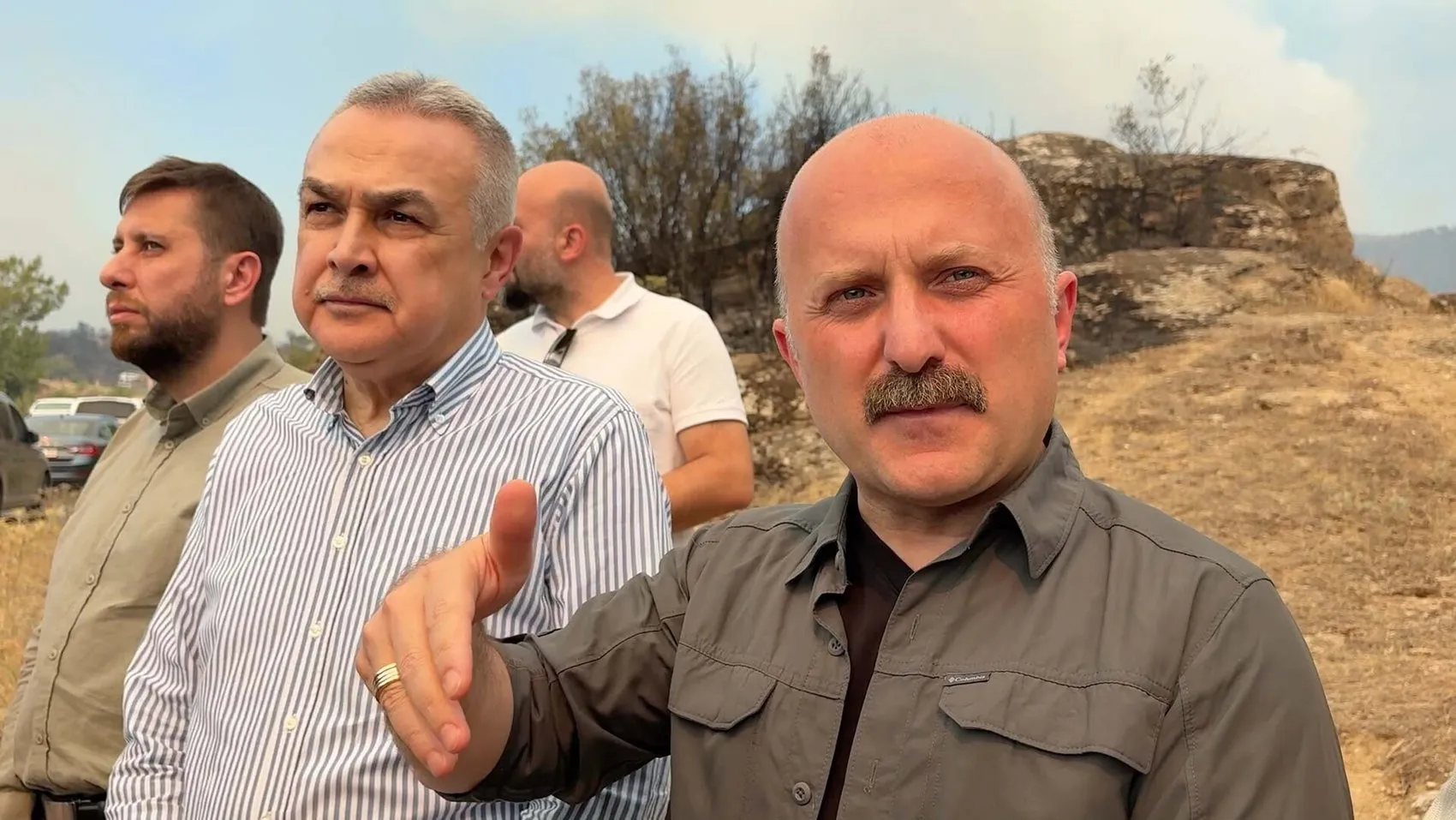 Aydın Çine’deki orman yangını rüzgarla birlikte yeniden alevlendi