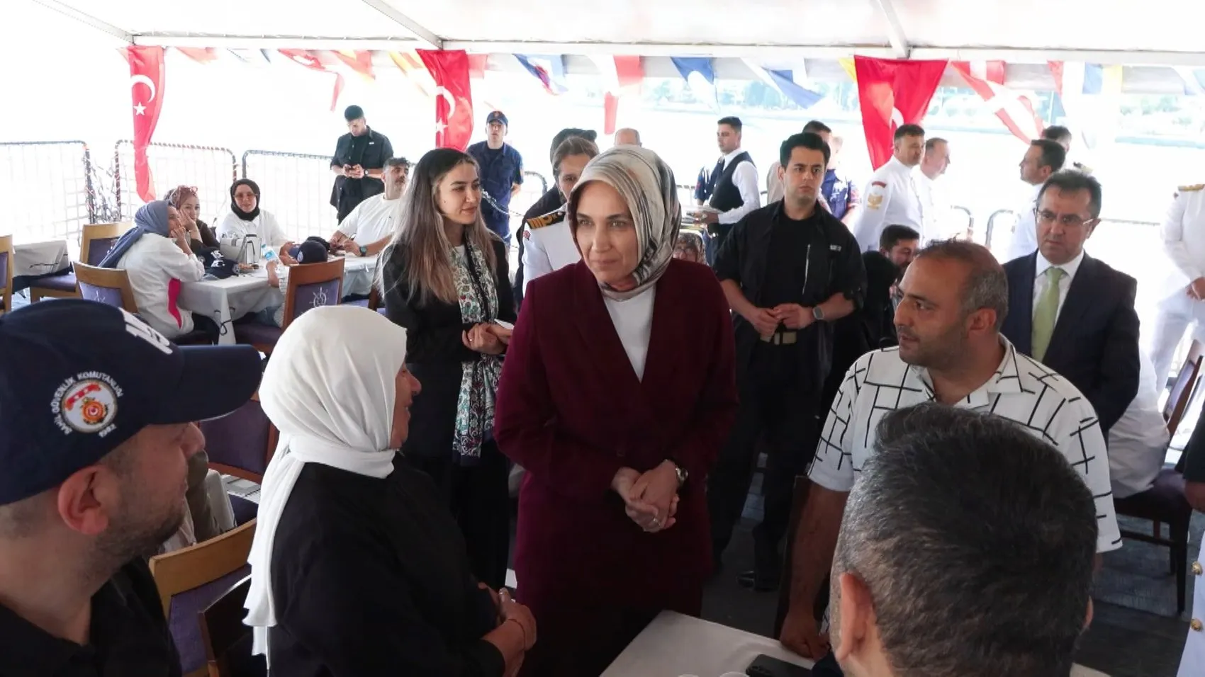 Şehit yakınları ve gaziler Boğaz’da bir araya geldi