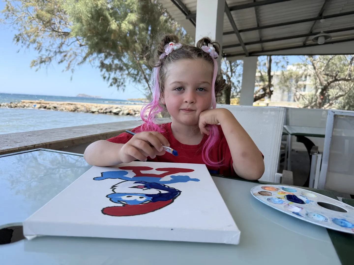 Lösemiyi Yenen 5 Yaşındaki Erva Bodrum’da Moral Depoladı