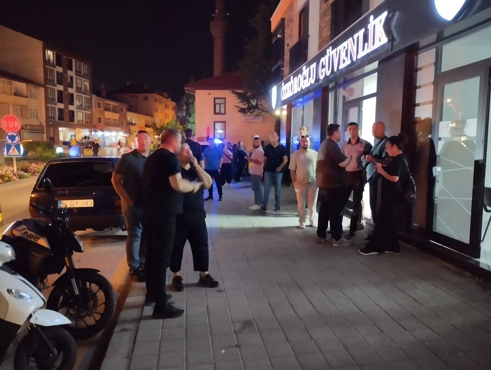 Bolu'da bir lamba patladı herkes sokağa fırladı