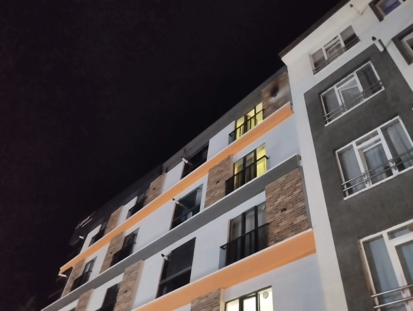 Bolu'da bir lamba patladı herkes sokağa fırladı