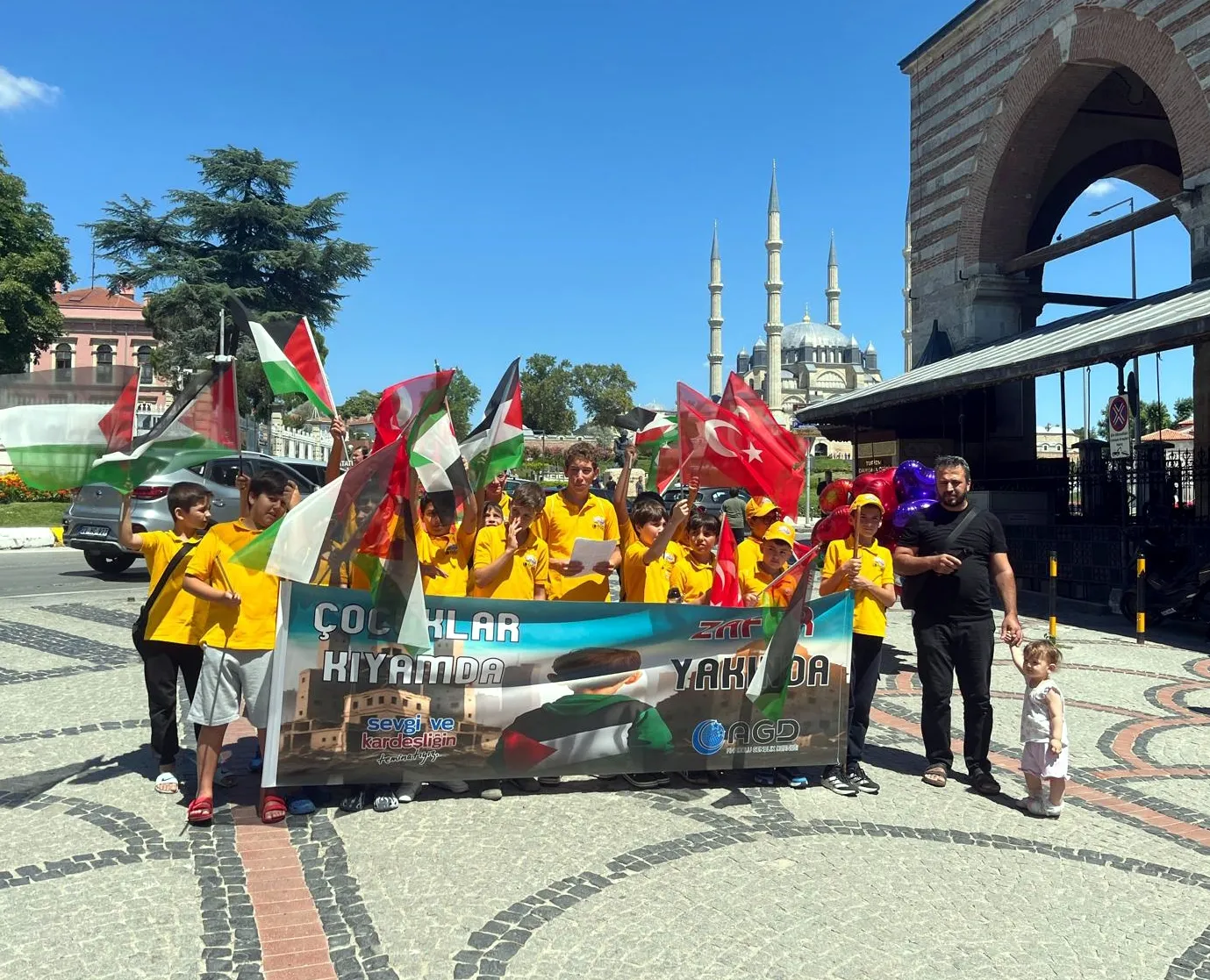 Edirneli çocuklardan Gazze için eylem çağrısı
