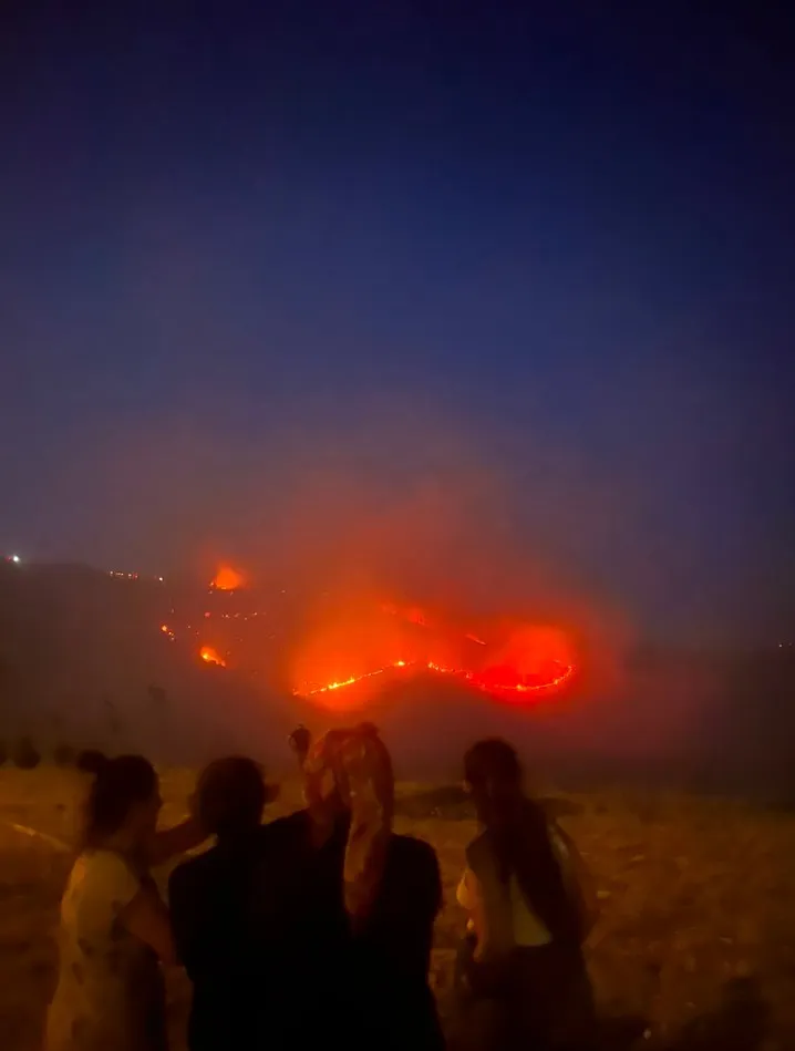 İzmir'de yerleşim yerlerini tehdit eden yangın kontrol altına alındı