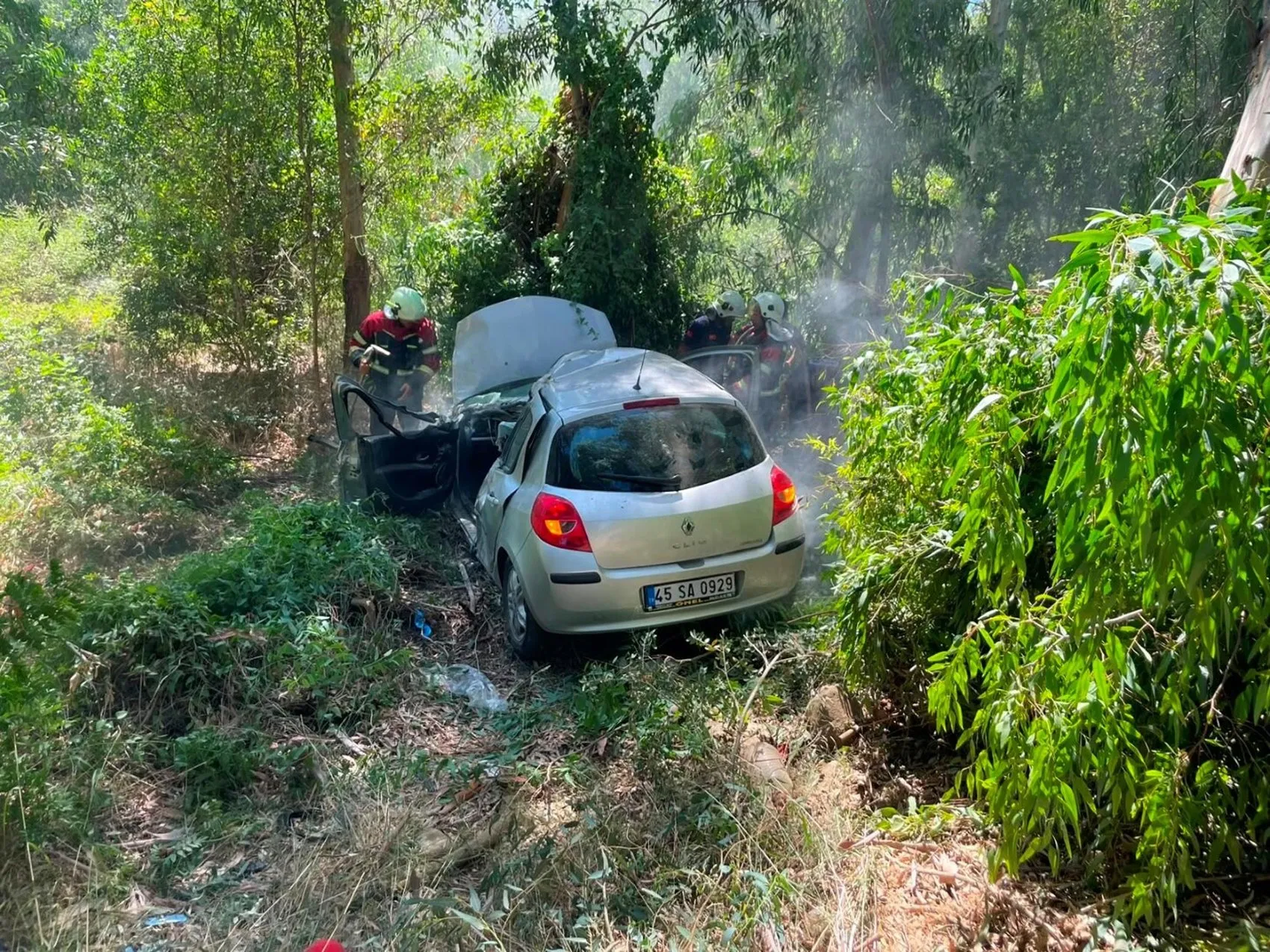 Aydın Germencik'te feci kaza Eski savcı hayatını kaybetti