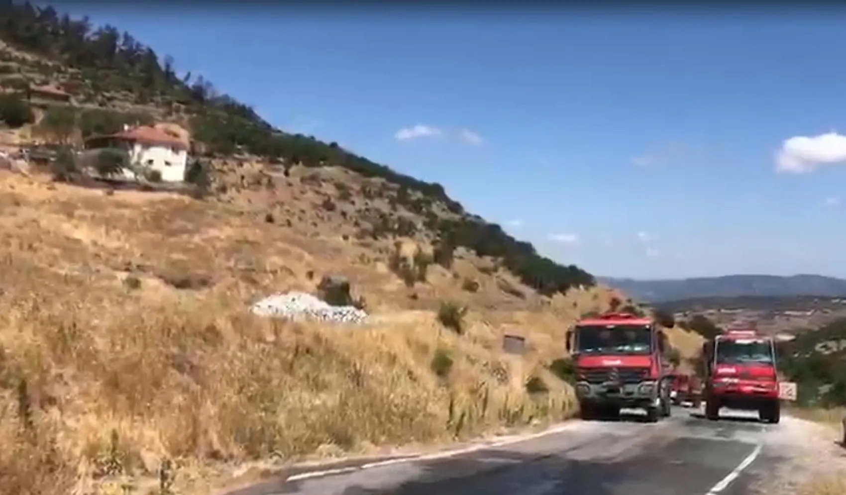Balıkesir Kepsut alevlere teslim oldu