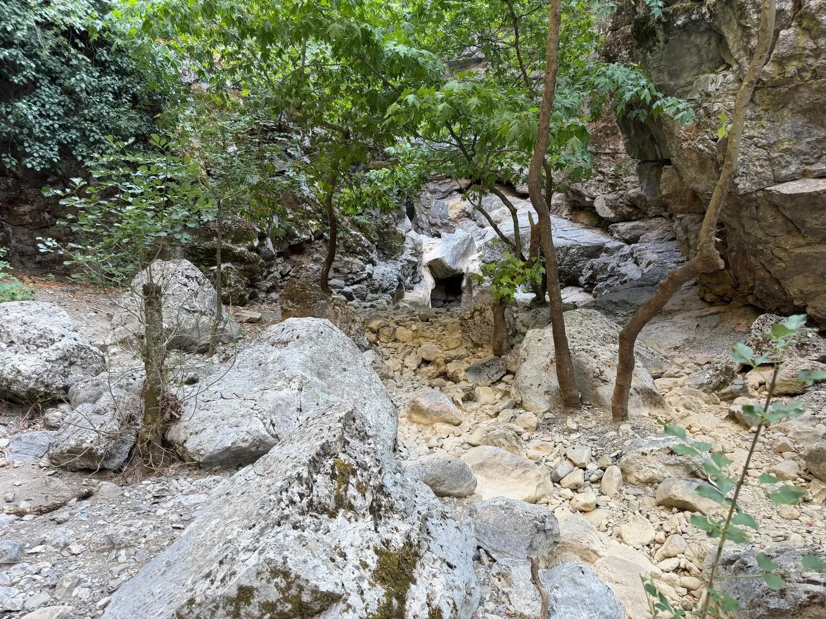 Spil Dağı'nda Saklı Kanyon yeniden kurudu