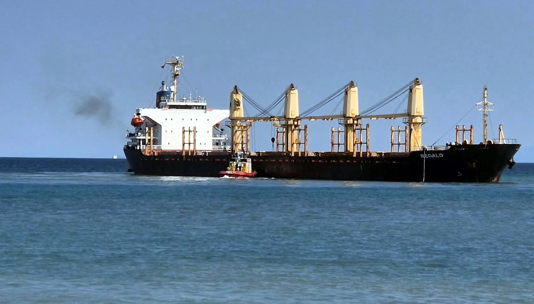 Tekirdağ açıklarında dev yük gemisi karaya saplandı