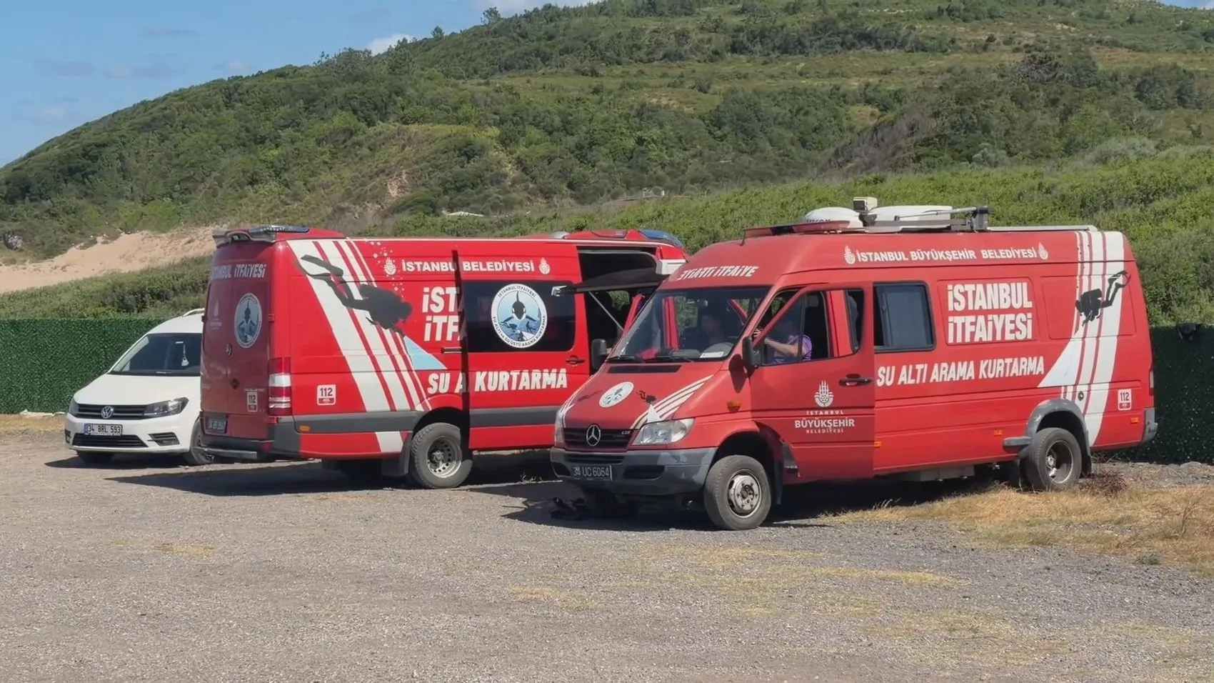Şile’de deniz yasağını dinlemeyen 3 kişi akıntıya kapıldı