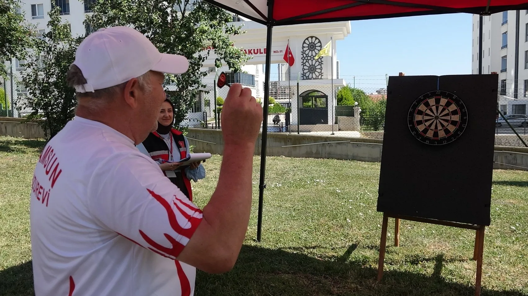Samsun’da huzurevi sakinleri olimpiyat heyecanı yaşadı