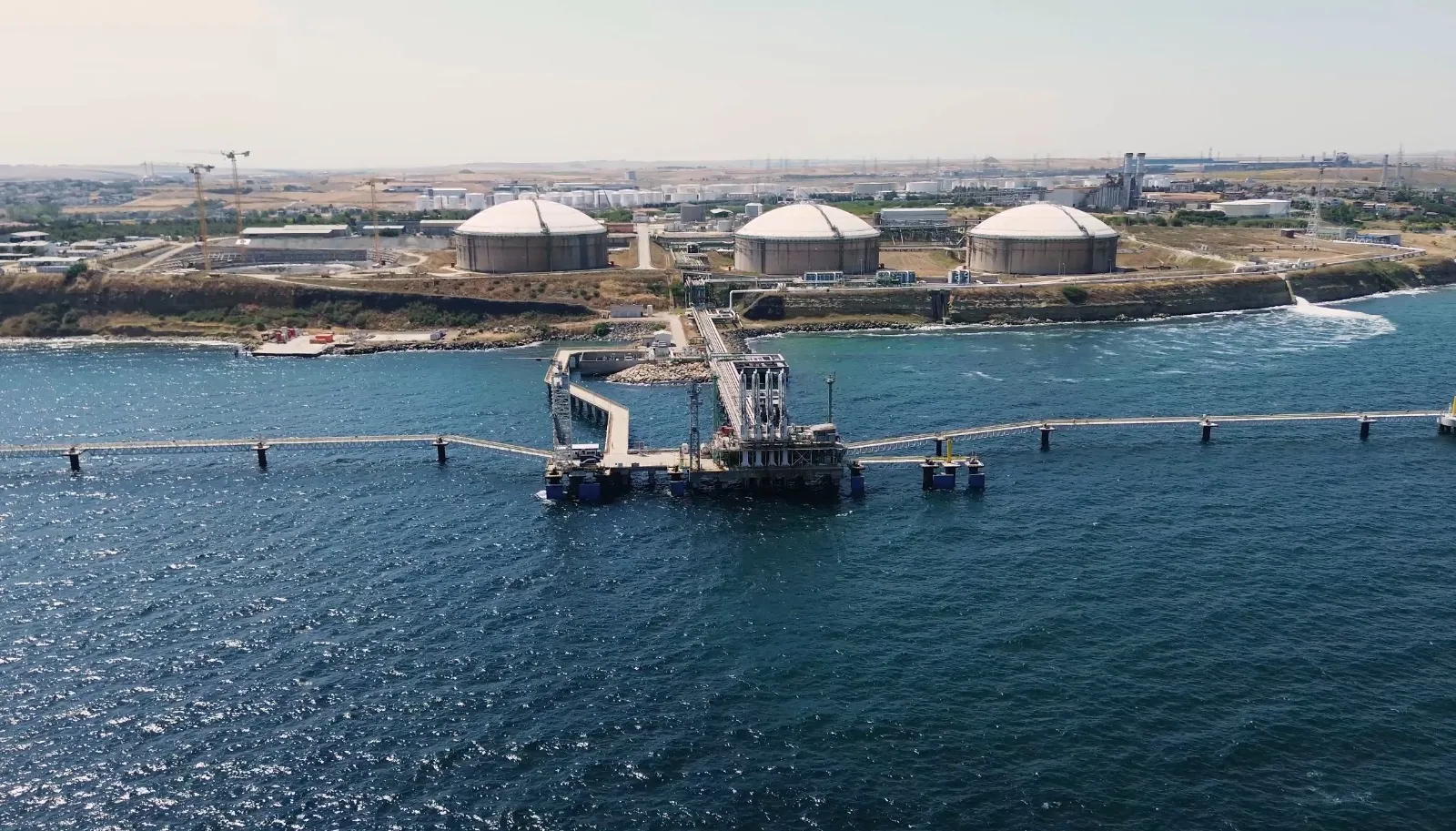 Marmaraereğlisi terminalinde doğal gaz stok kapasitesi dev yatırımla büyüyor