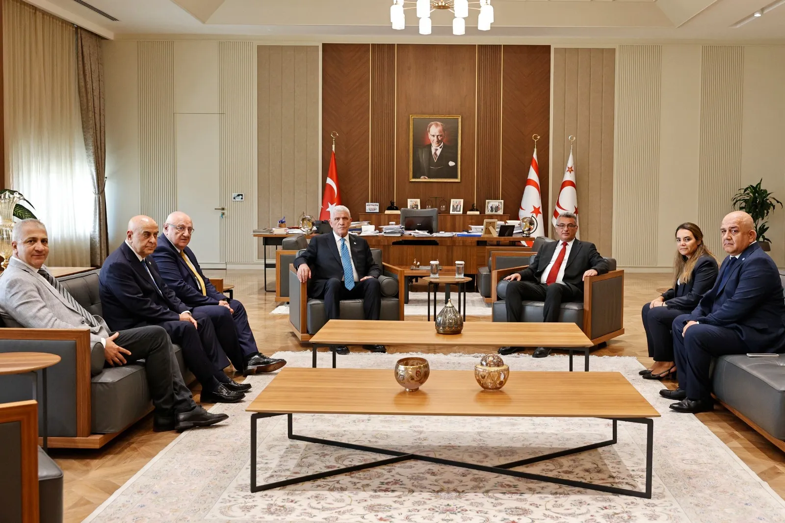 İYİ Parti lideri Dervişoğlu KKTC’de temaslarda bulundu