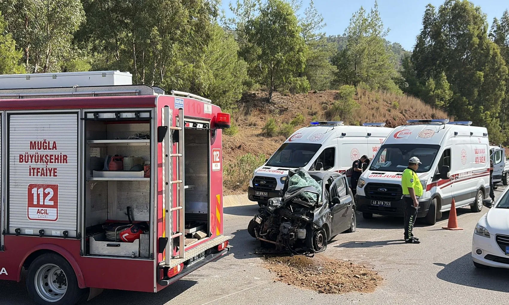 Fethiye yolunda feci kaza 1 can kaybı