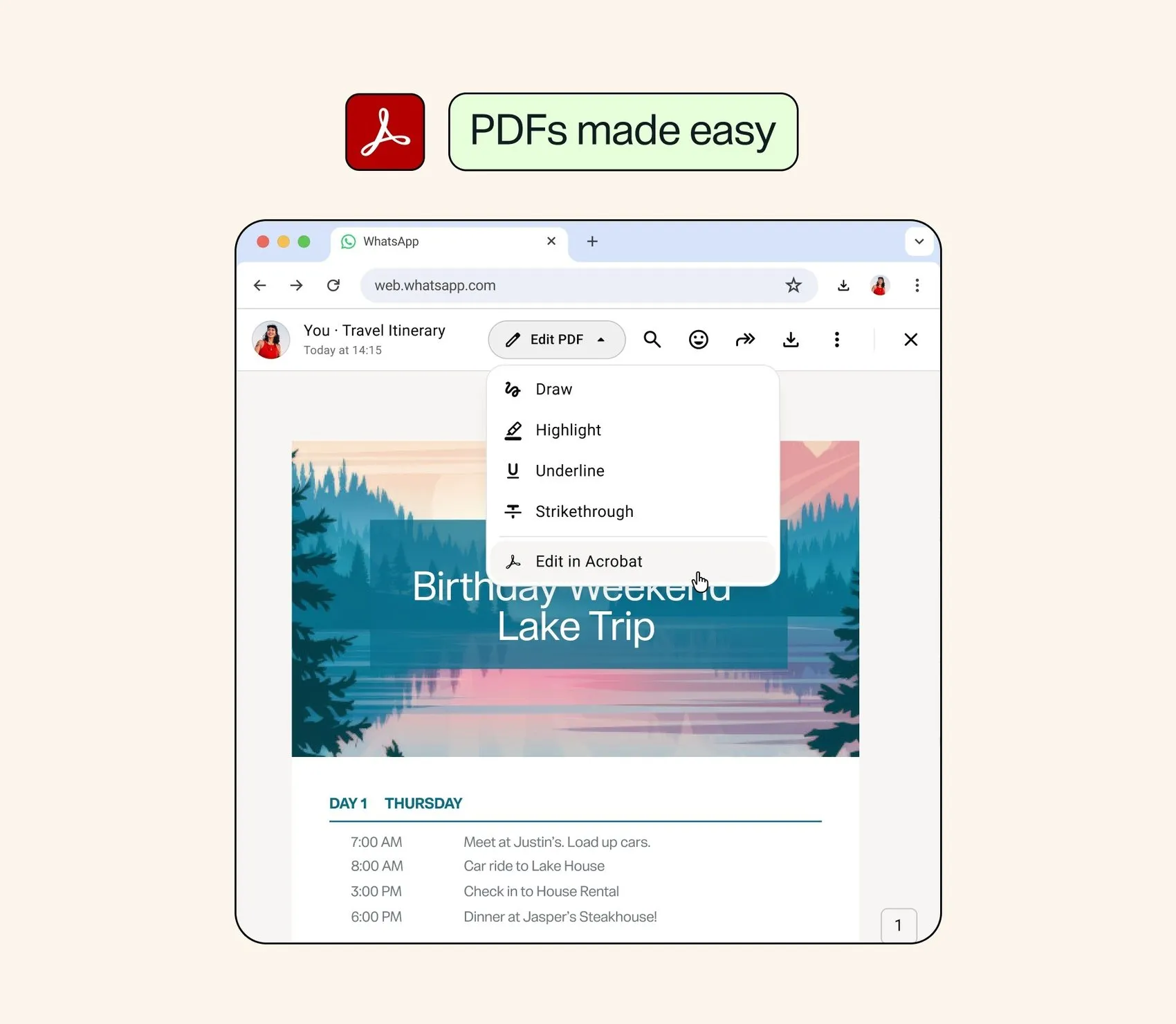 Whatsapp PDF düzenleme