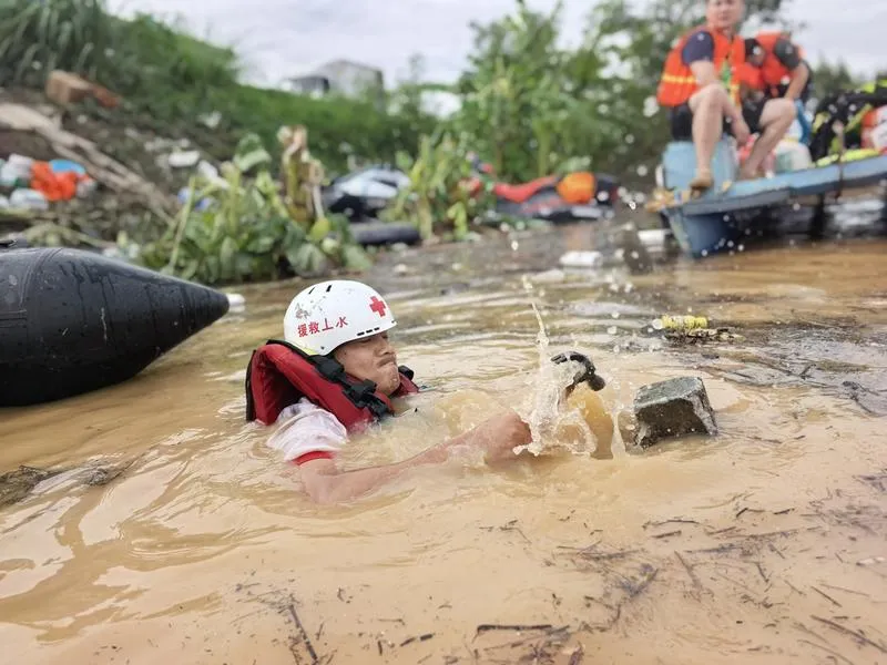 Çin'de tropikal fırtına felaketi 39 can aldı