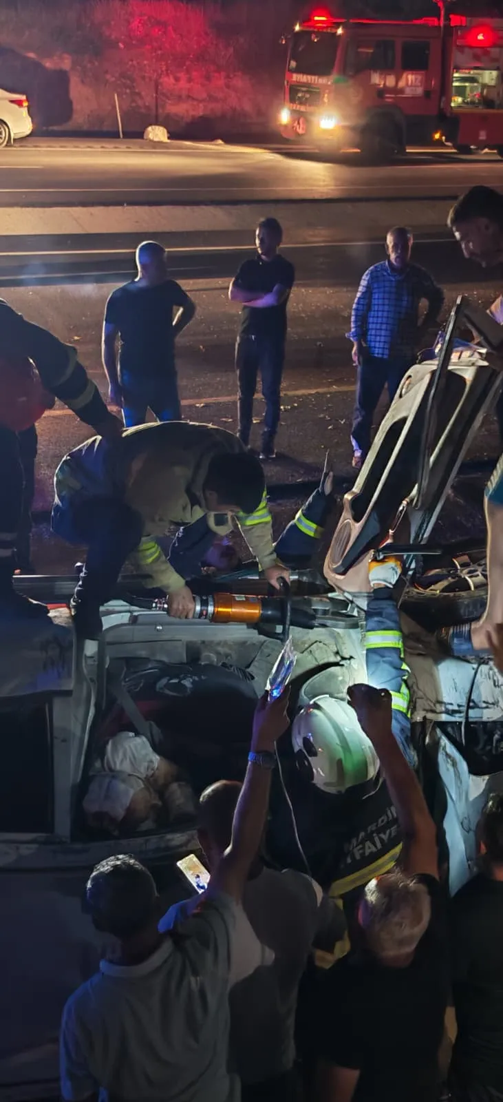 Ömerli yolunda feci kaza 43 yaşındaki sürücü hayatını kaybetti
