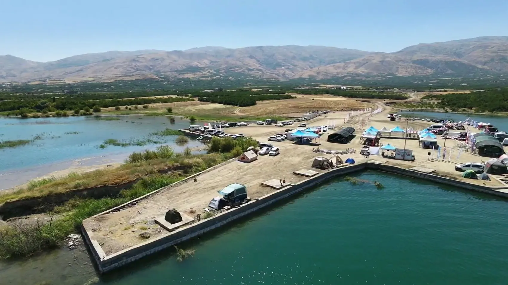 Malatya’da turna balığı festivali doğayı koruyarak başladı