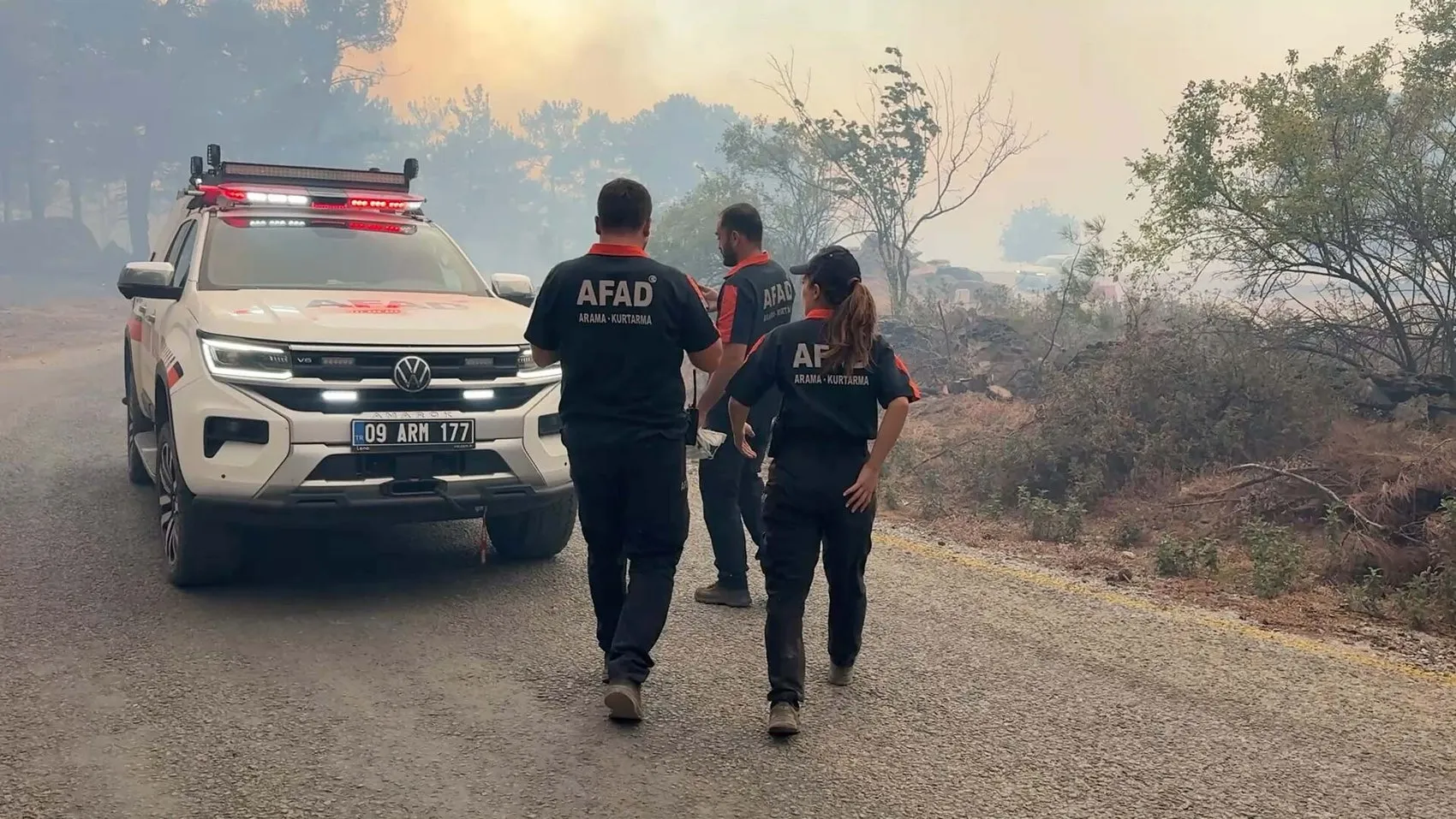 Aydın Çine’de orman yangını evleri yuttu