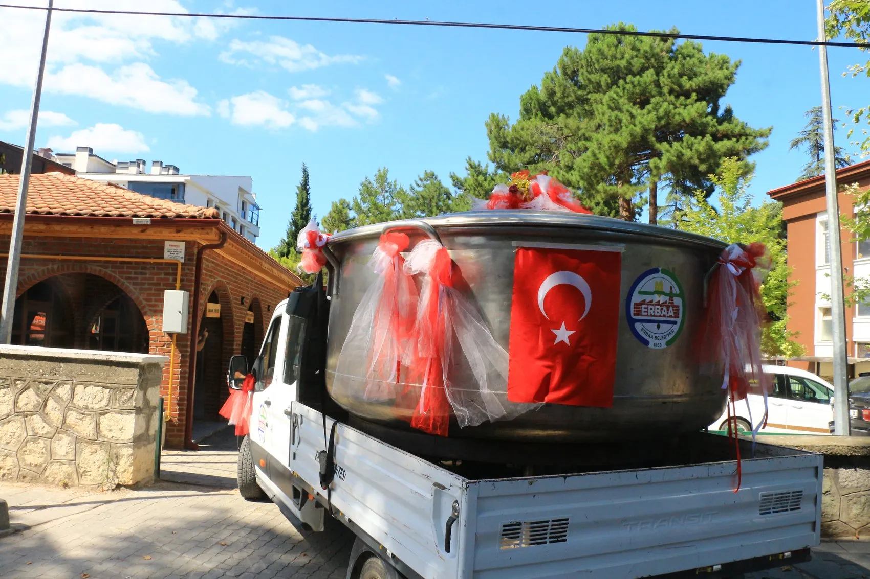 Erbaa dev kazanla rekor denemesi için hazırlıklara başladı