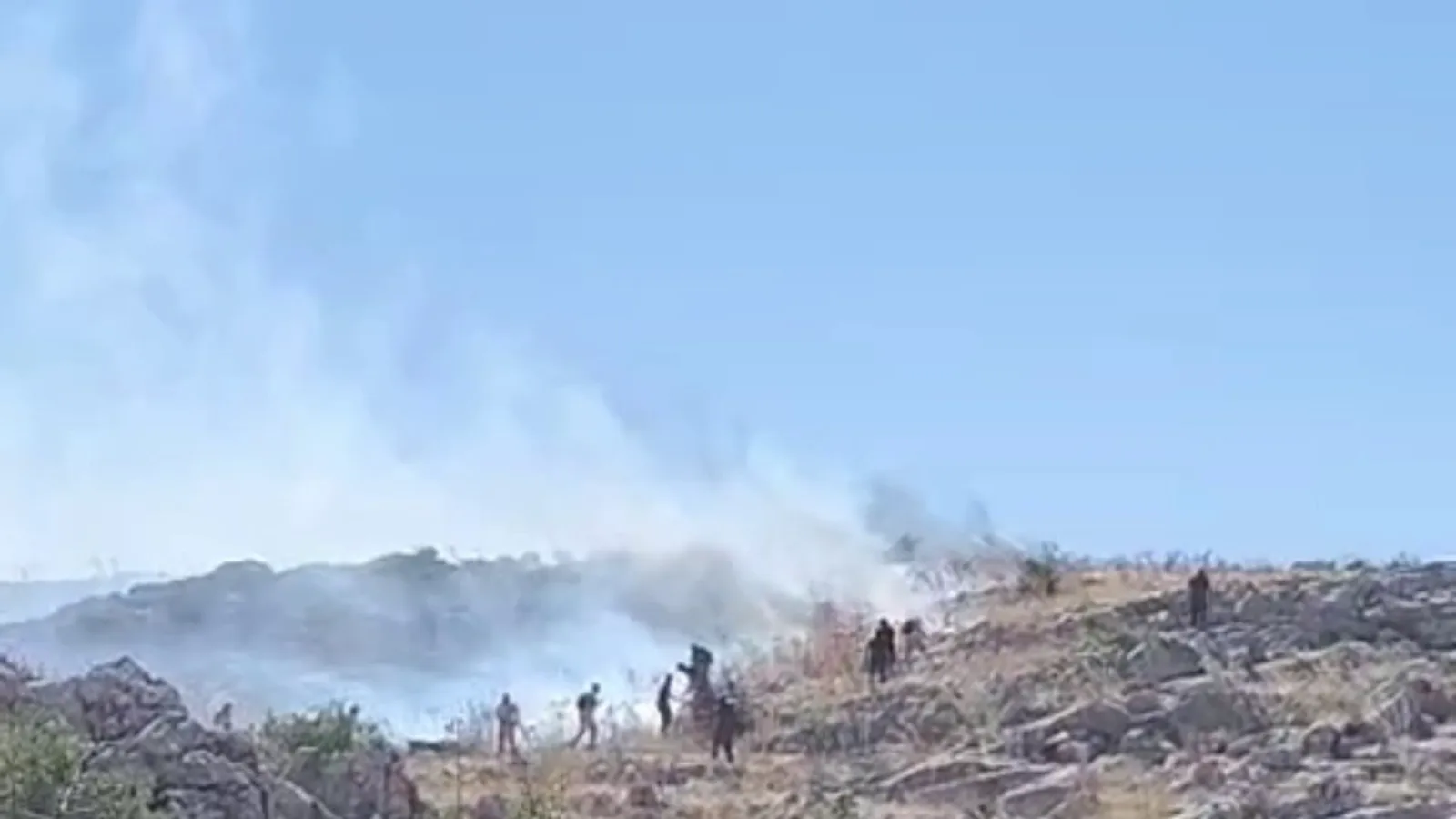Adıyaman Kayaönü Köyü ormanlık alanında yangın çıktı