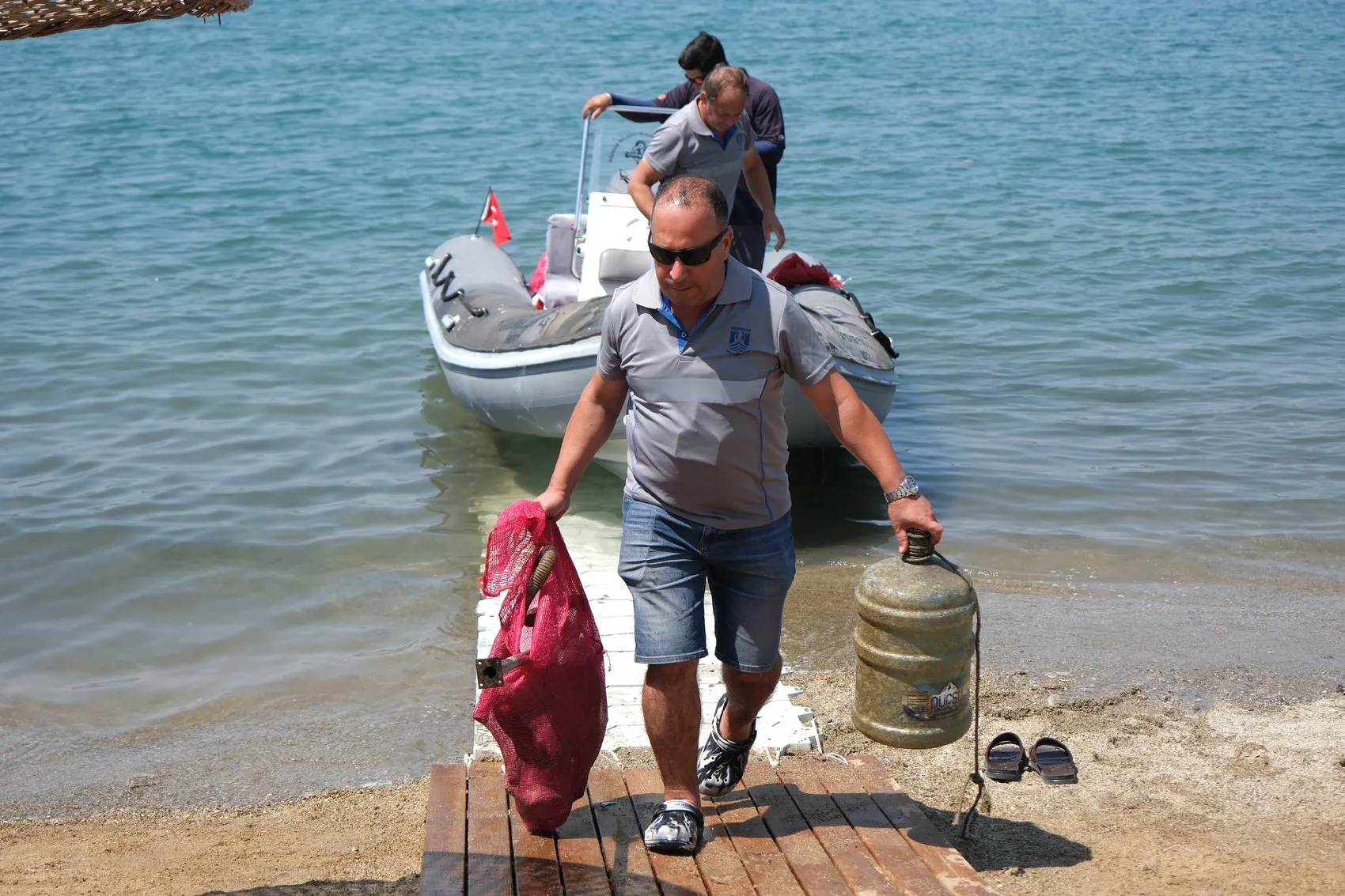 Bodrum denizinden çıkanlar şaşkına çevirdi