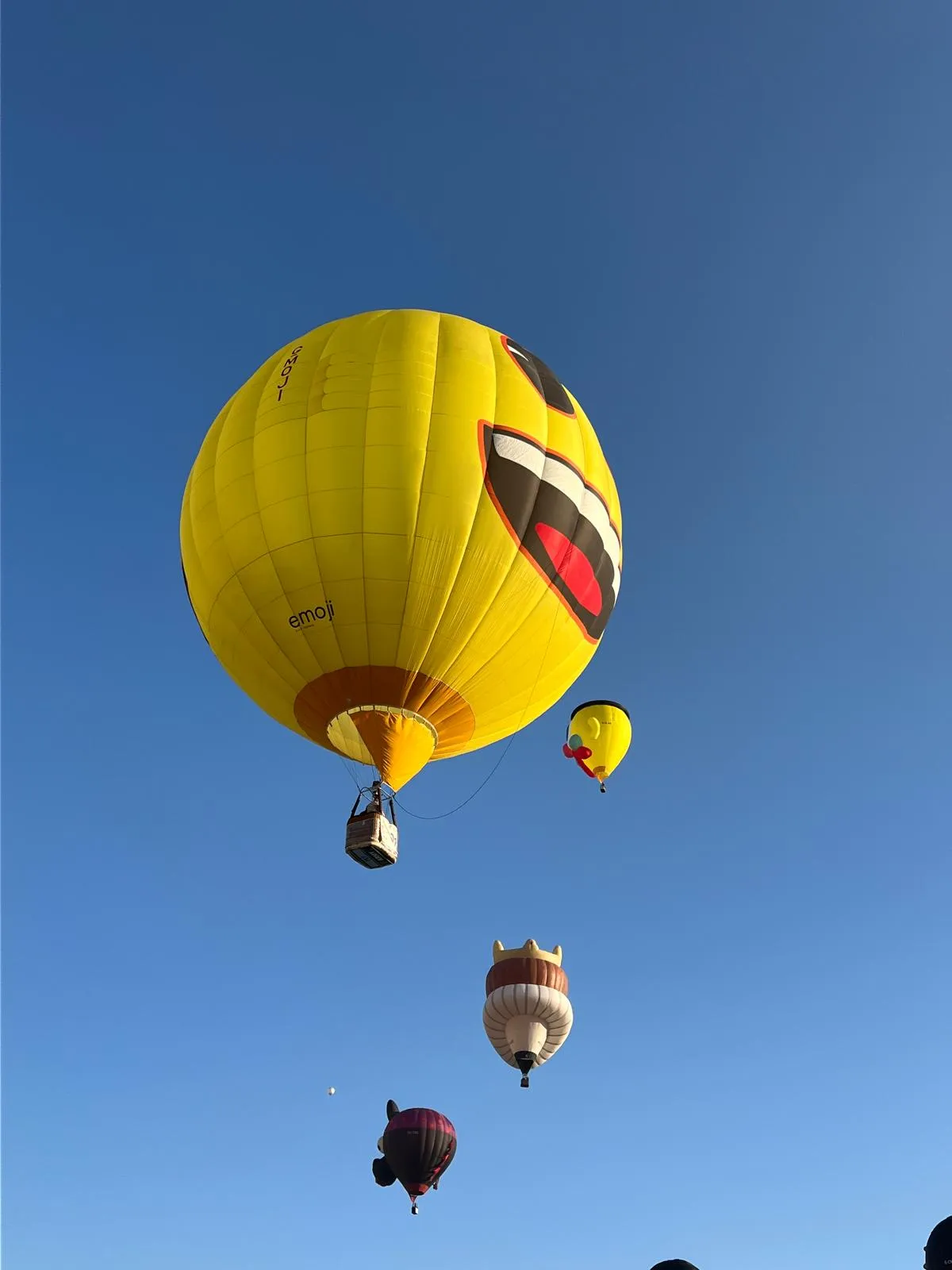 Kapadokya semaları ilginç figürlü balonlarla şenlendi