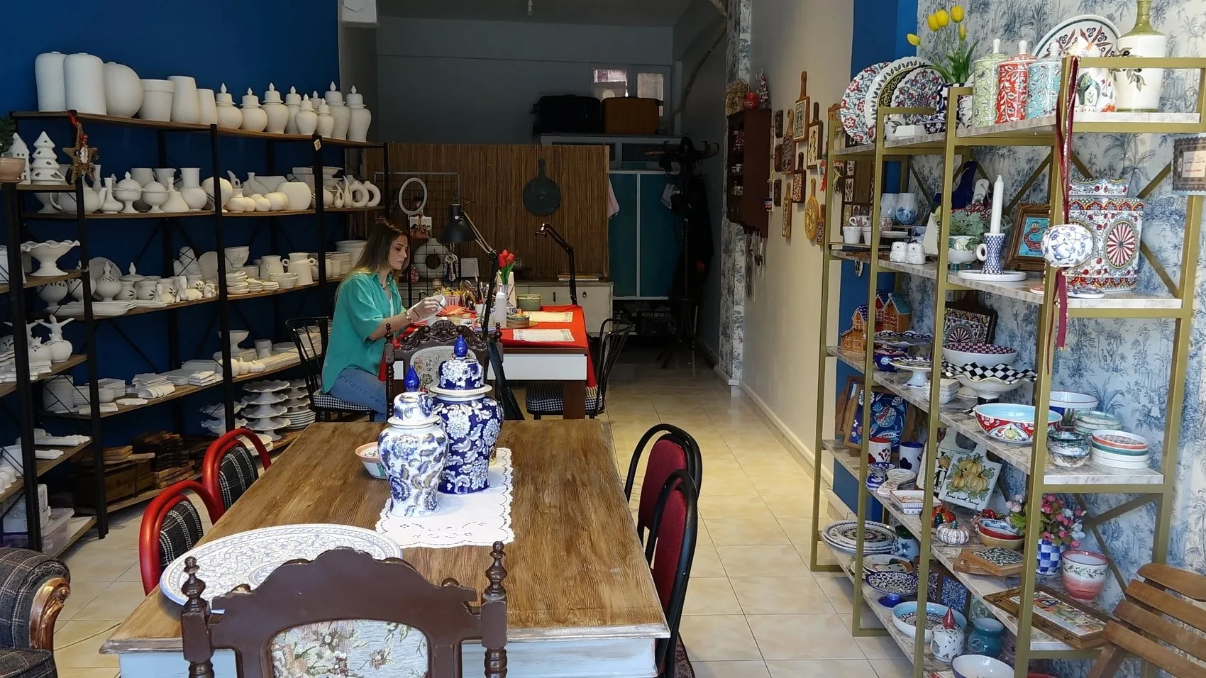 Trabzonlu annenin tesadüfen keşfettiği hobisi atölyeye dönüştü